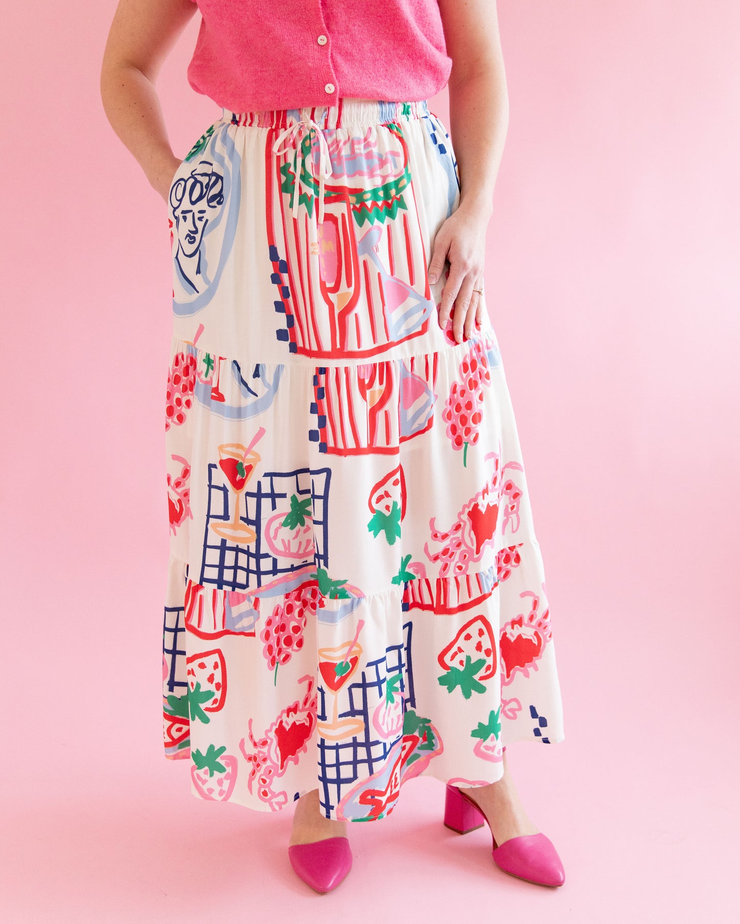 Sunny Days Midi Skirt