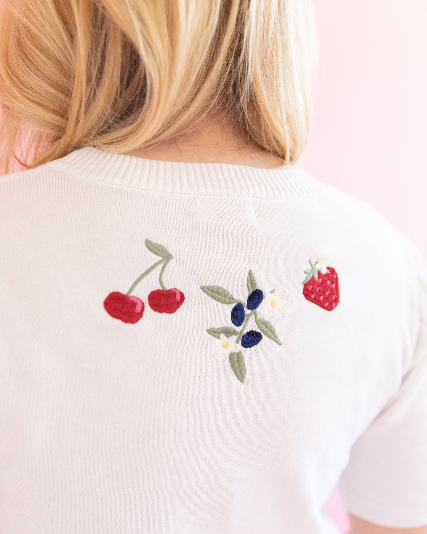 Emmy Fruit Short Sleeve Sweater