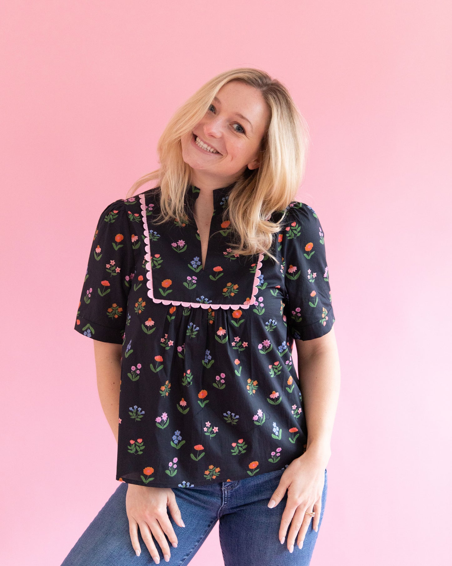 Lyla Black Floral Top