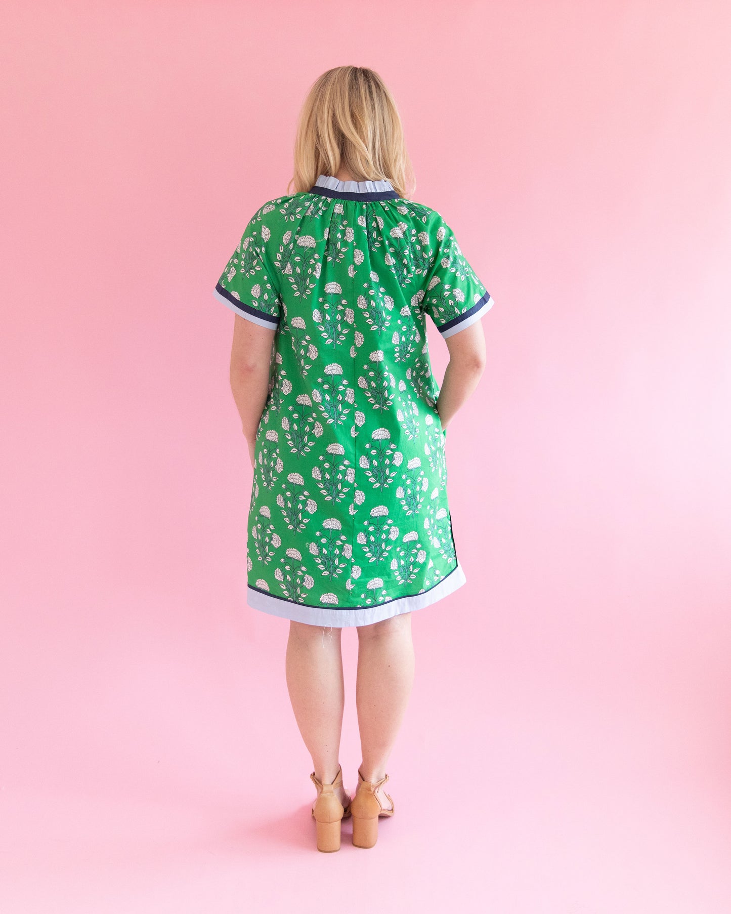 Trinity Green Floral Dress