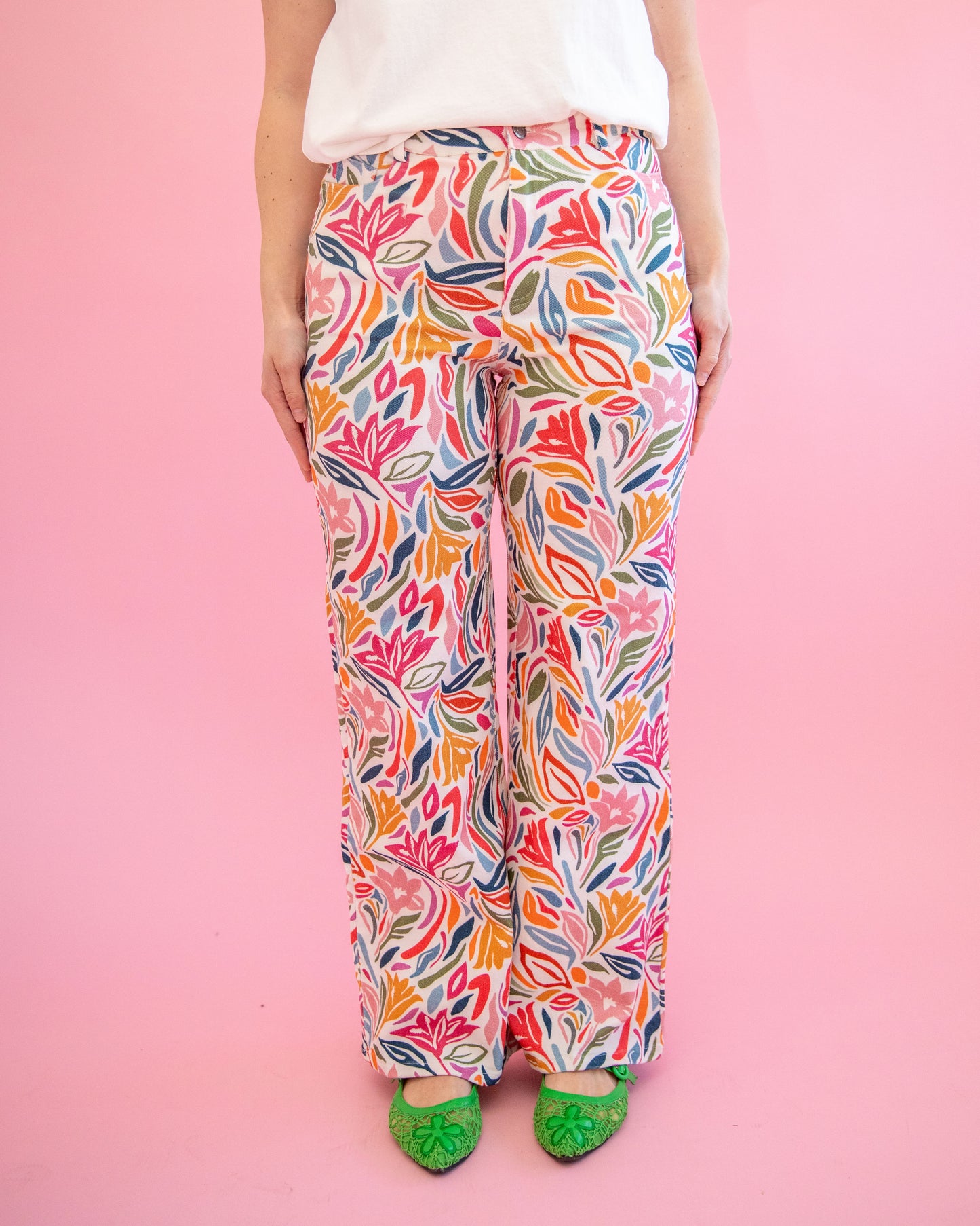 Tori Colorful Floral Pant