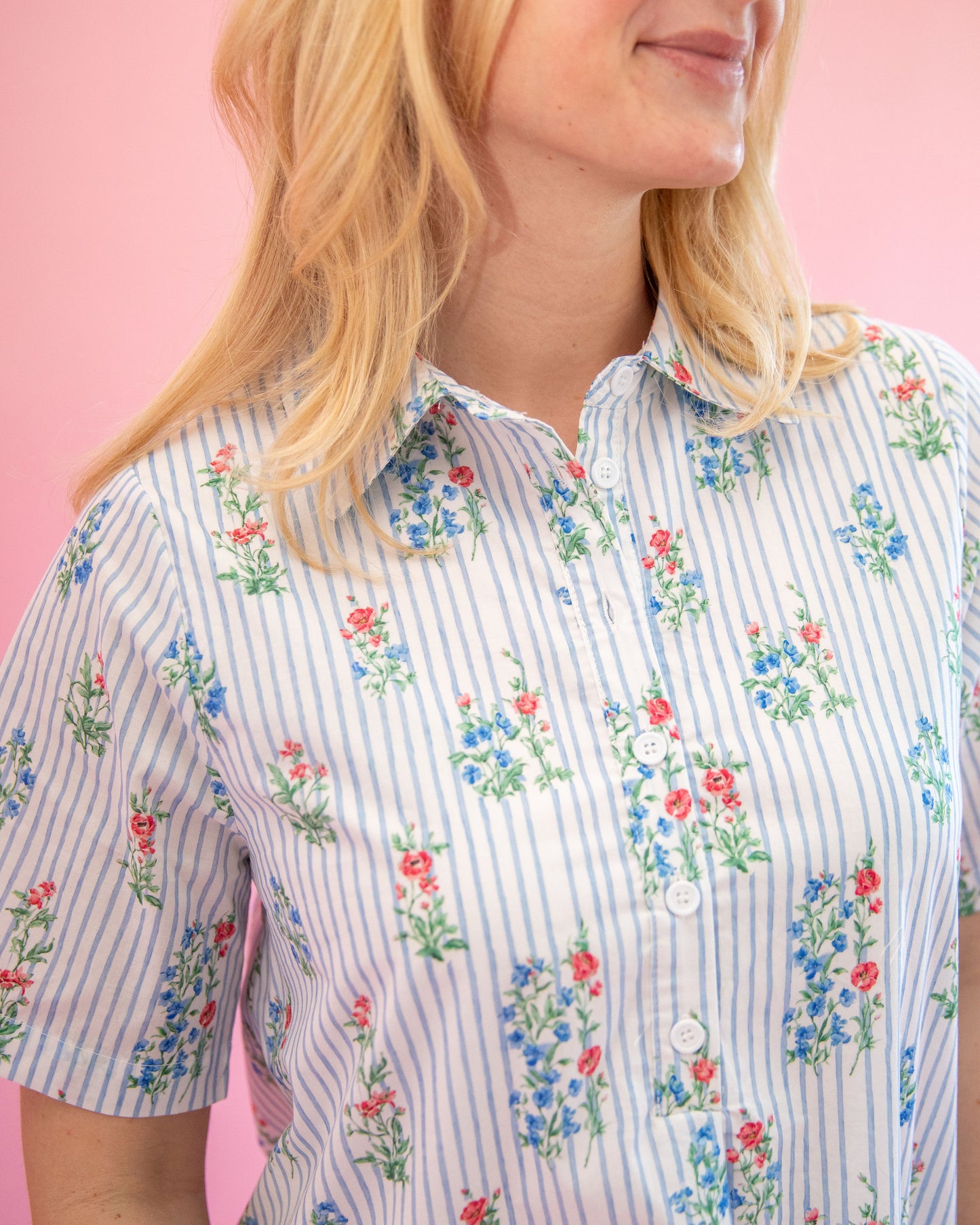 Lyla Blue Floral Dress