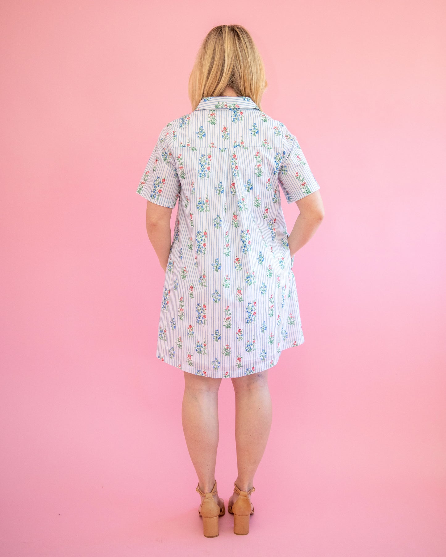 Lyla Blue Floral Dress
