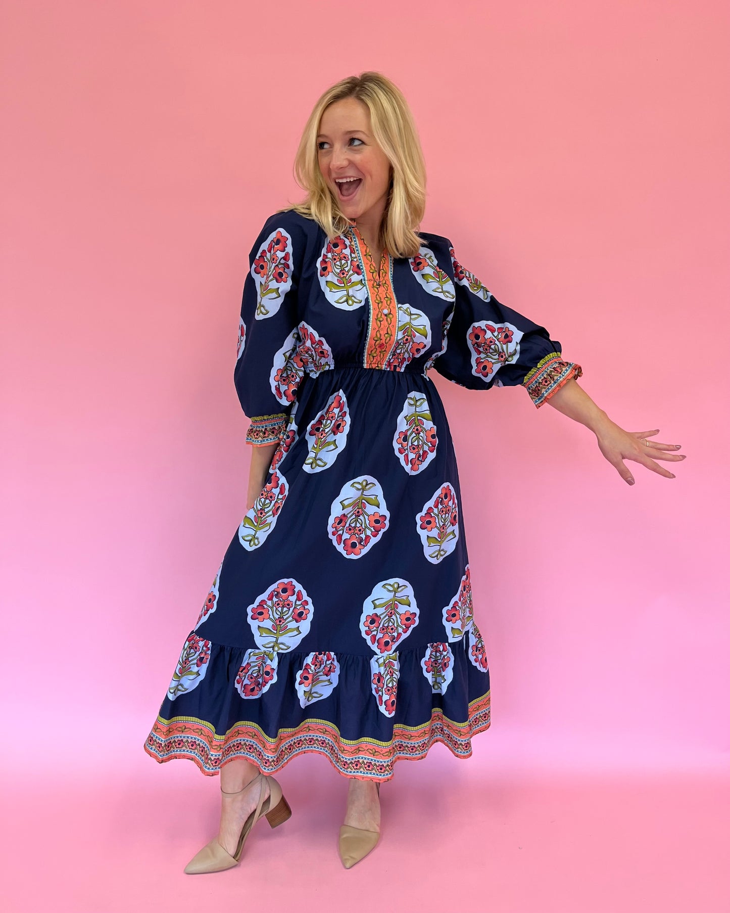 Fall Flower Patch Dress