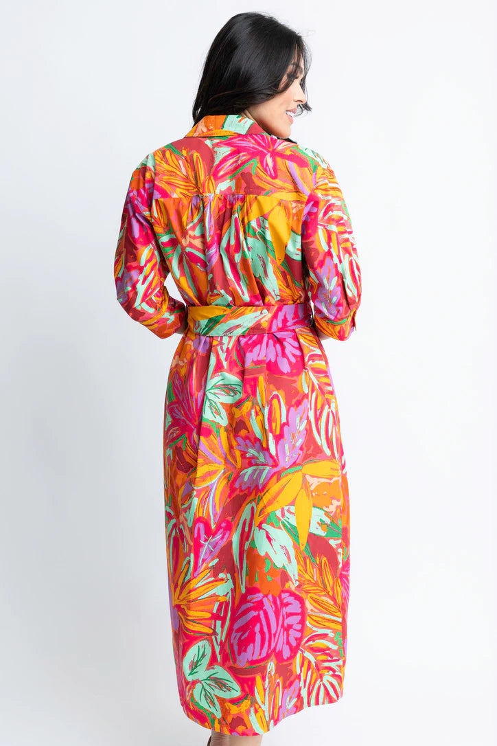 Moxi Palm Maxi Dress