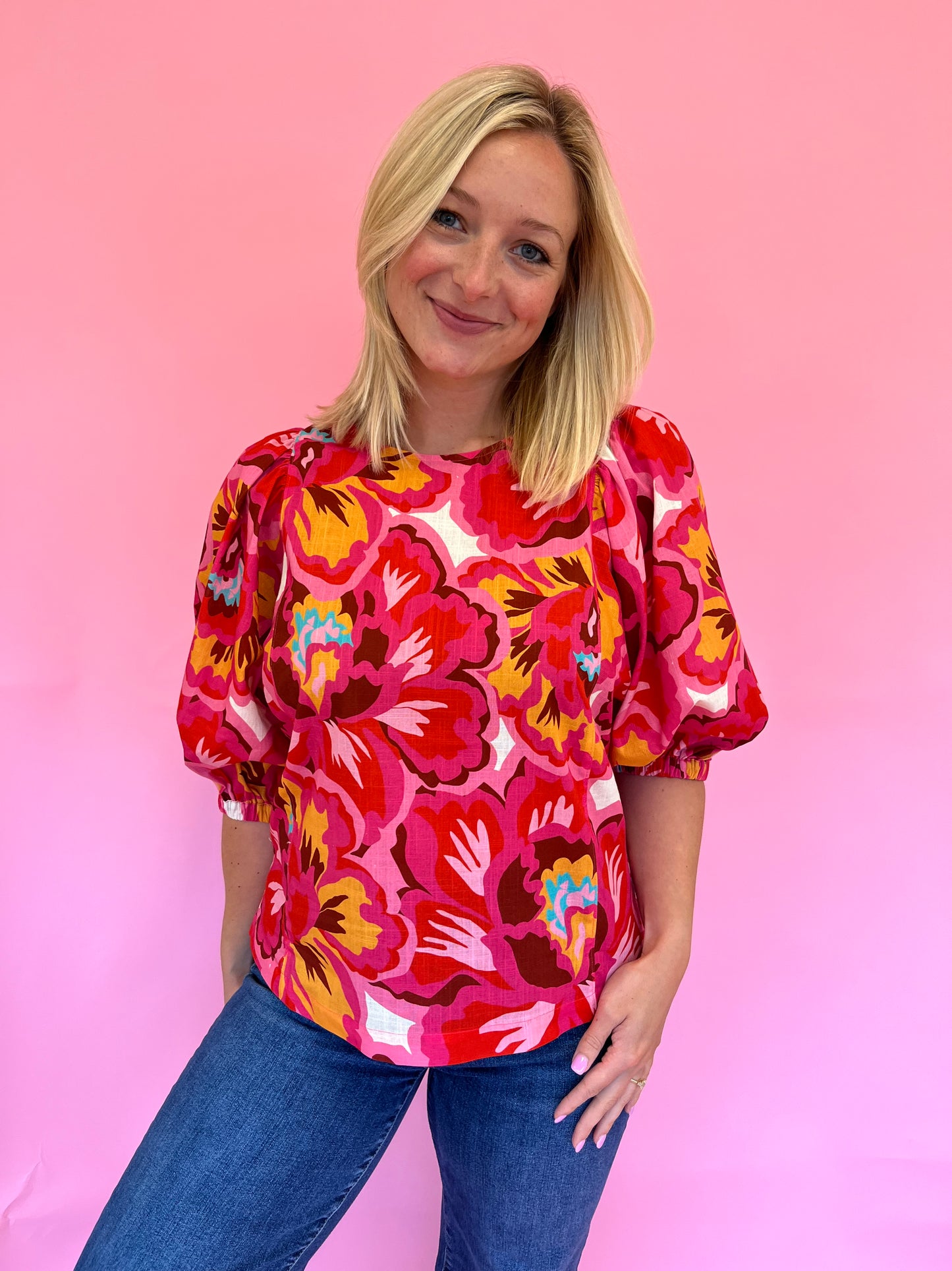 Lottie Top - Paper Flower