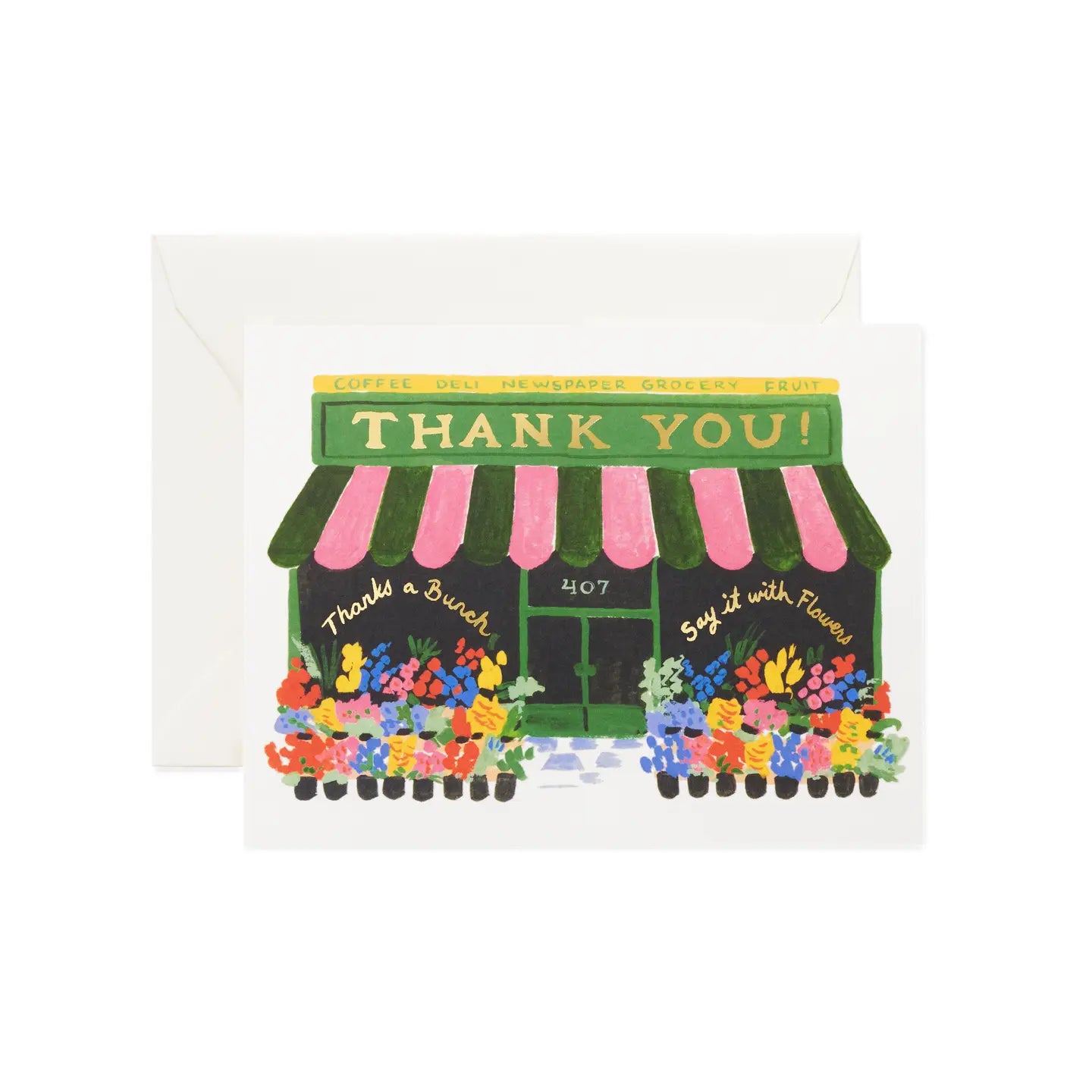 Floral Shop Thank You Card