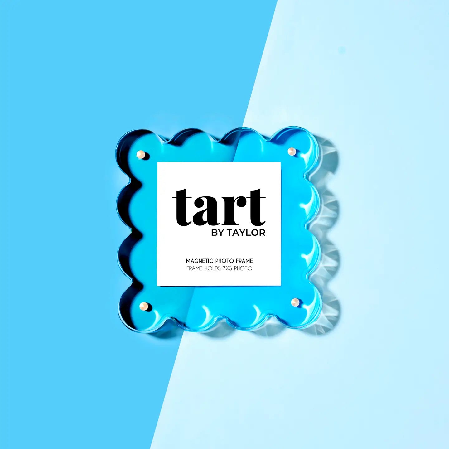 Blue Acrylic Mini Photo Frame