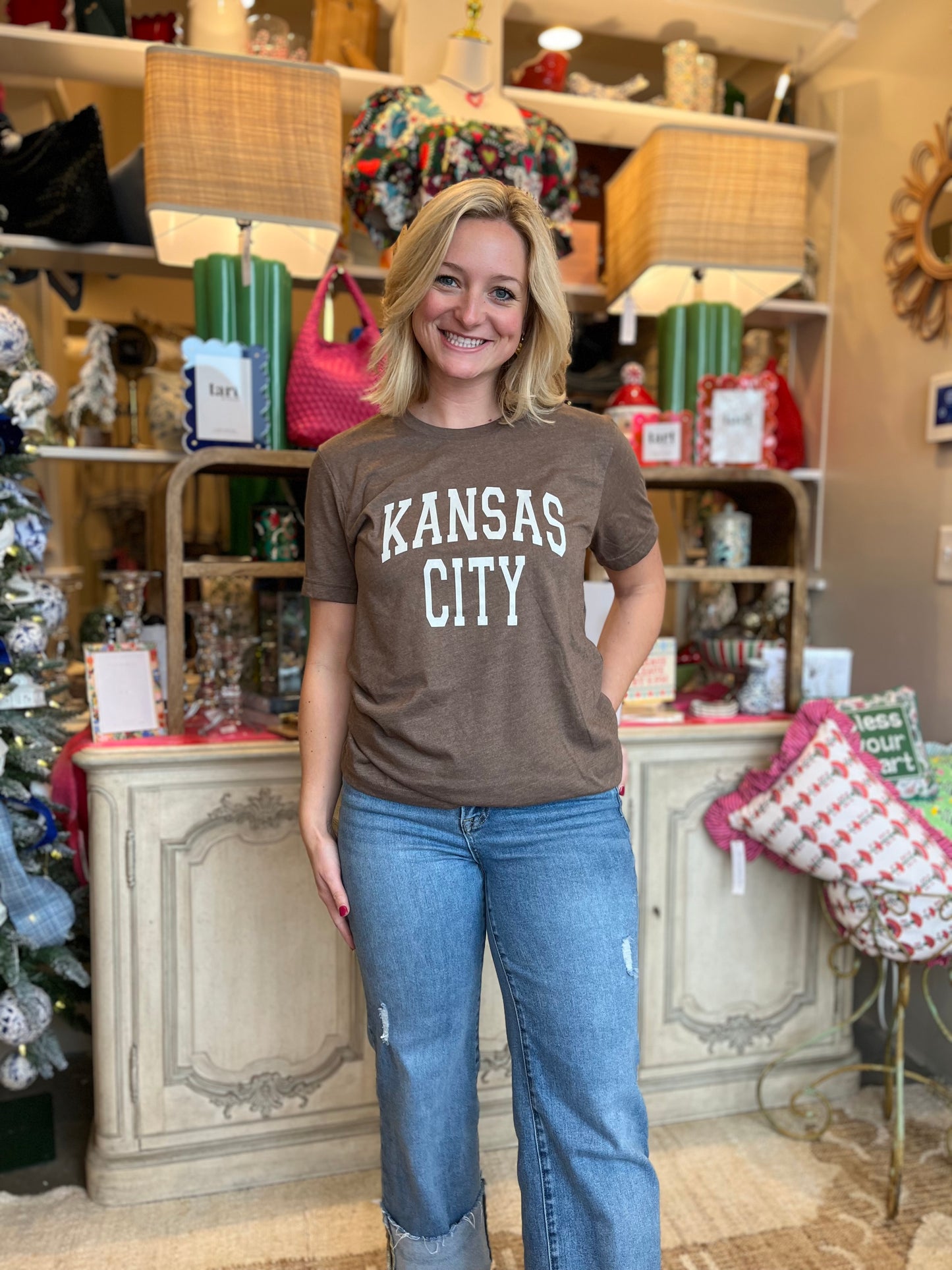 Kansas City Tee - Brown