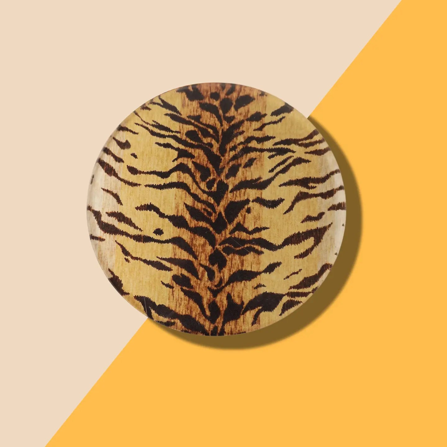 Tiger Print Acrylic Coaster