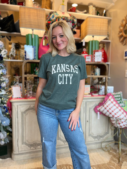 Kansas City Tee - Forest Green