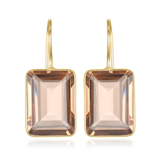 Valencia Gold Emerald Earrings