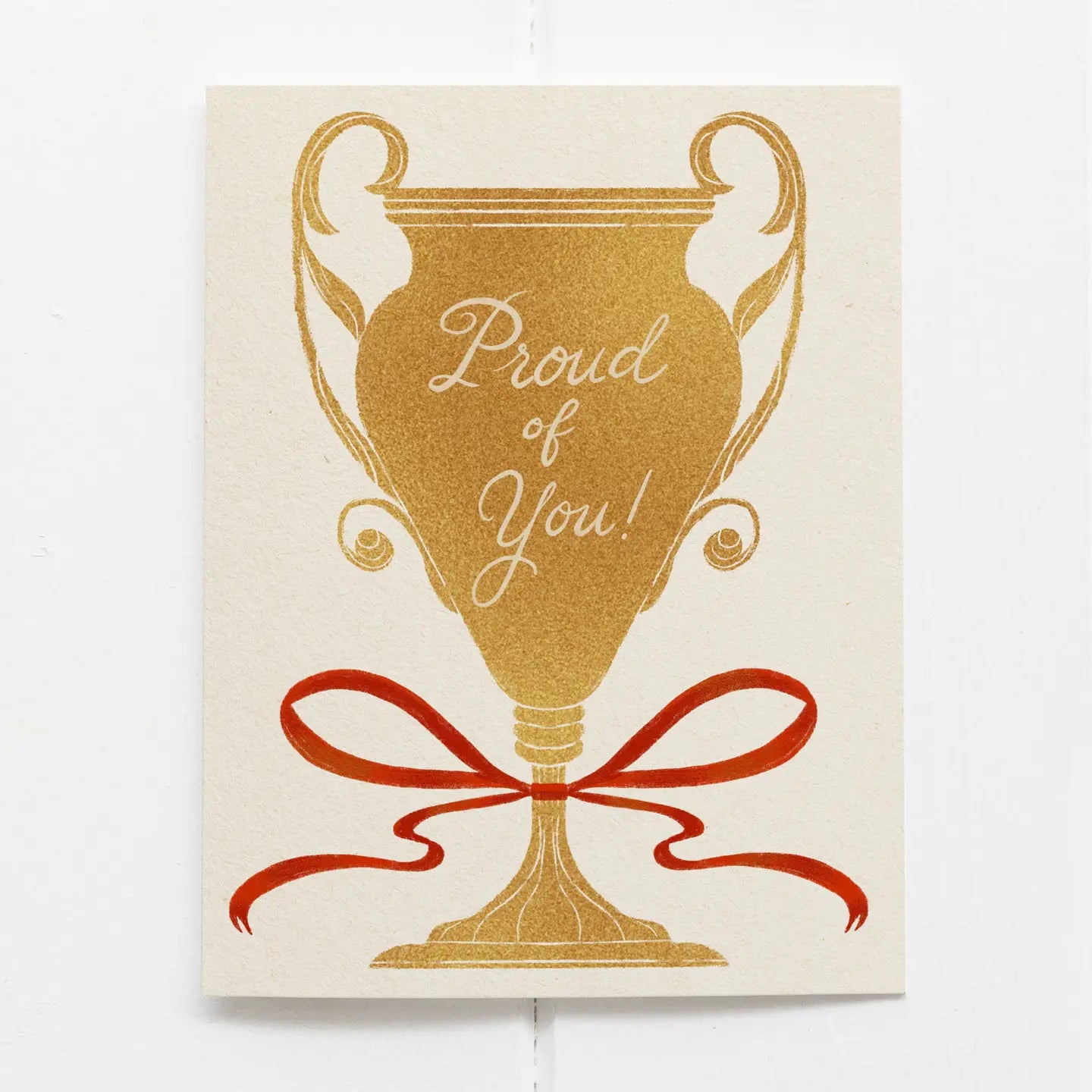 Proud of You Trophy Card