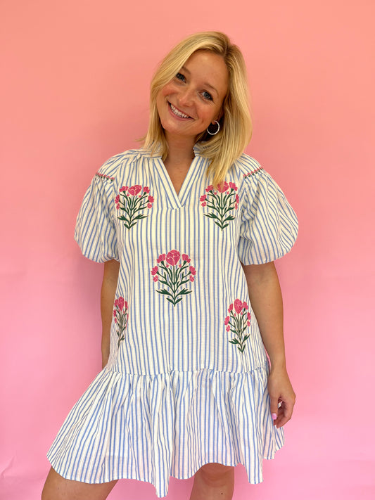 Jenny Stripe Dress