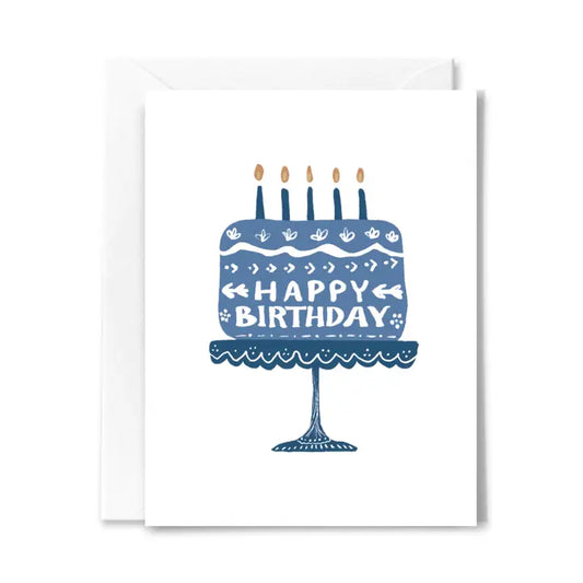 Happy Birthday Cake Card