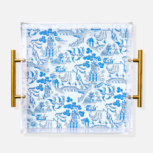 Chinoiserie Acrylic Tray