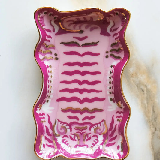 Purple Tiger Trinket Dish