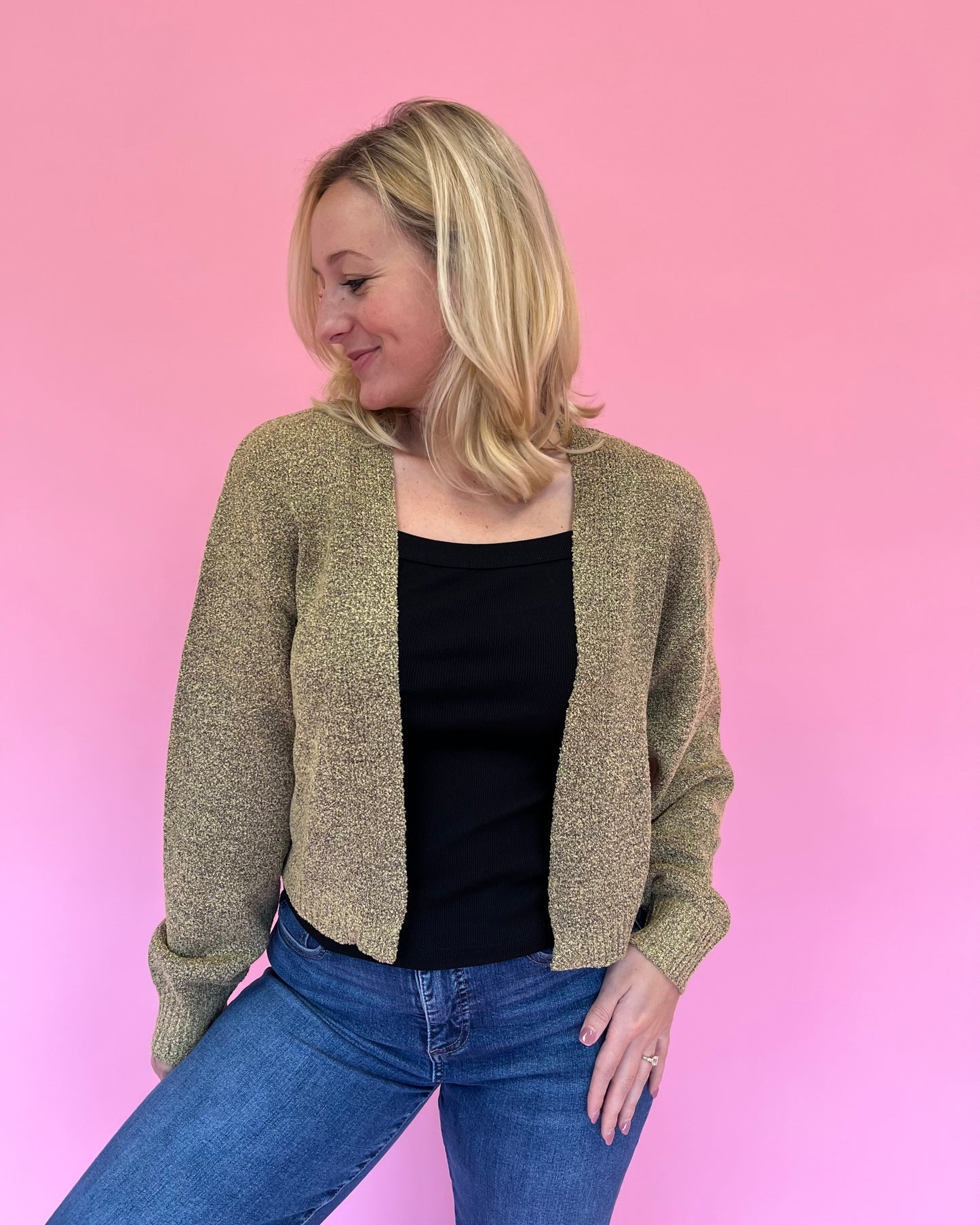 Drew Camel Cardigan