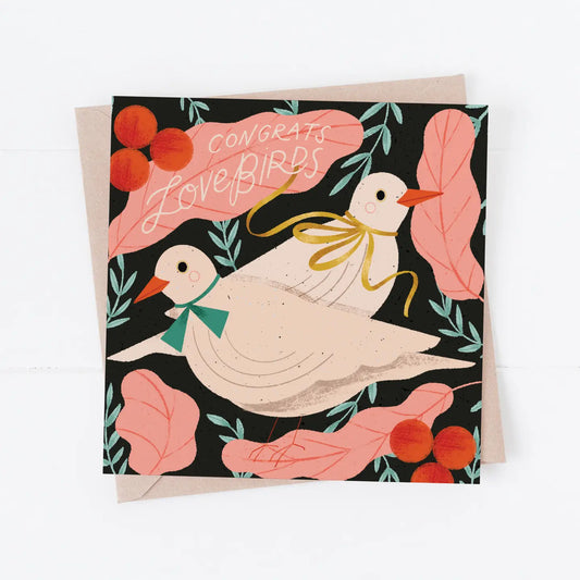 Congrats Love Birds Card