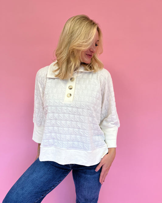 Marnie Ivory Quilted Top