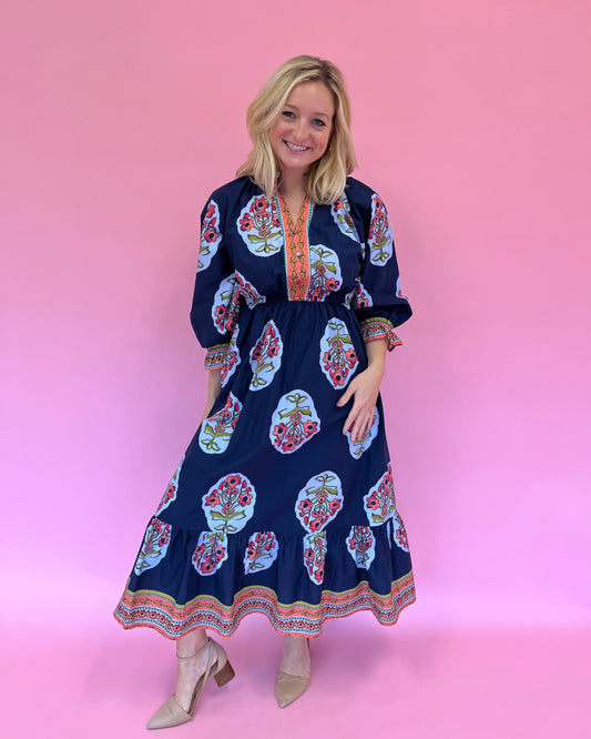 Fall Flower Patch Dress