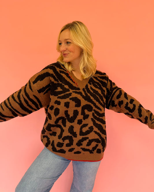 Taylor Cheetah Sweater