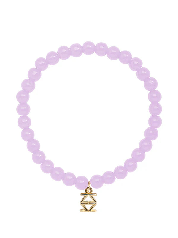 Lena Beaded Bracelet - Lavender