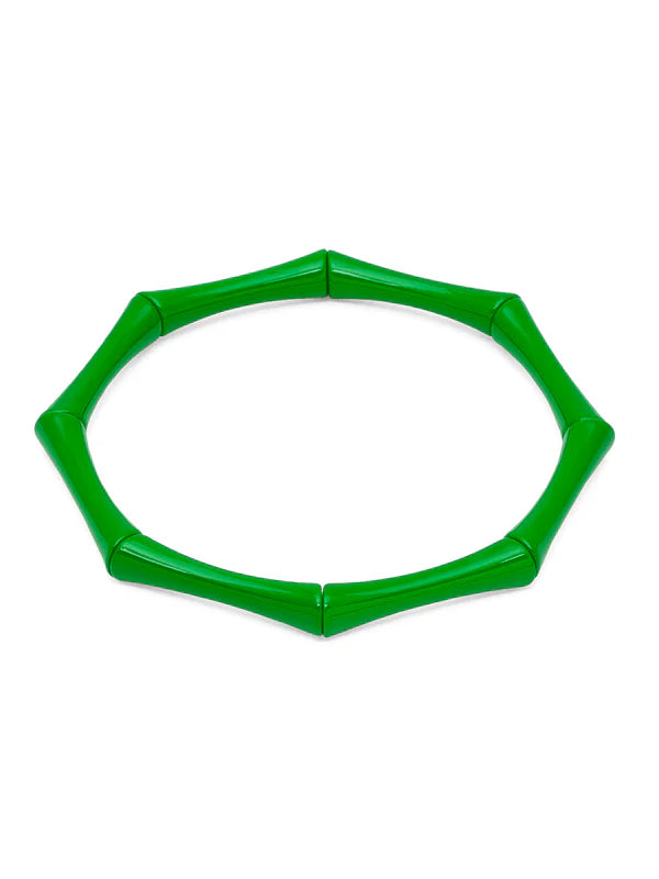 Mandi Bamboo Bracelet - Emerald