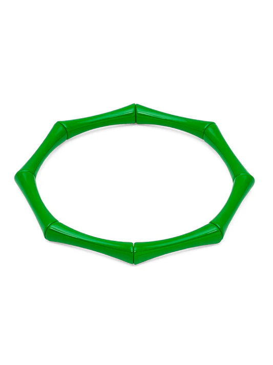 Mandi Bamboo Bracelet - Emerald