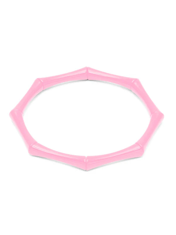 Mandi Bamboo Bracelet - Pink