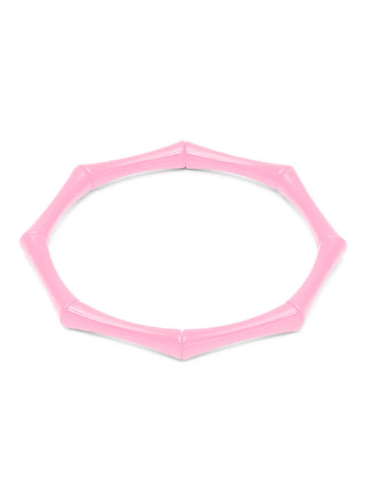 Mandi Bamboo Bracelet - Pink