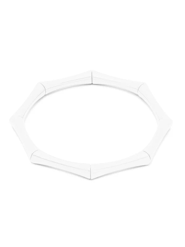 Mandi Bamboo Bracelet - White