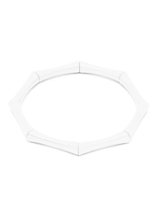 Mandi Bamboo Bracelet - White
