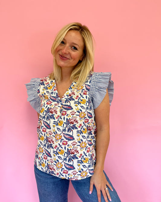 Daphne Floral Top