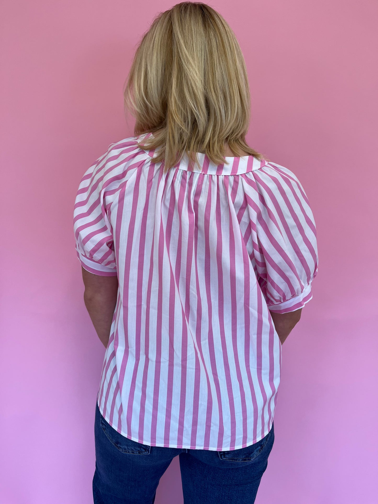 Sophie Pink Stripe Top