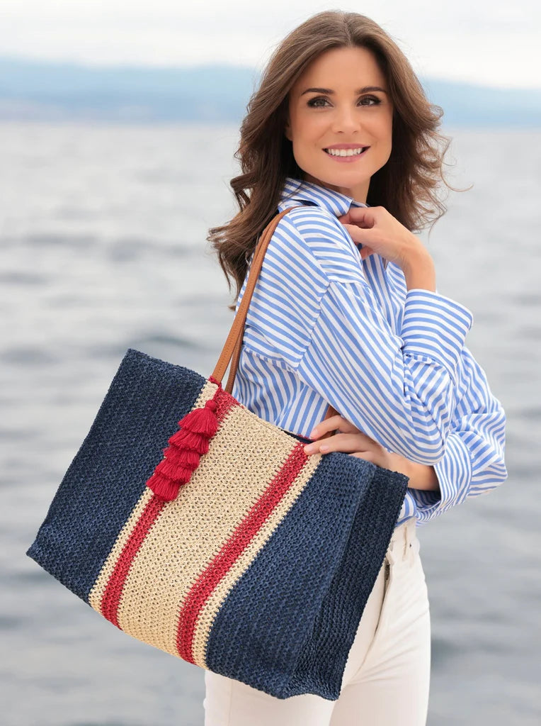 Cami Stripe Tote