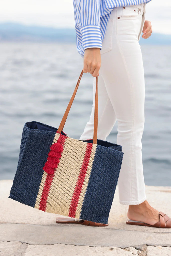 Cami Stripe Tote