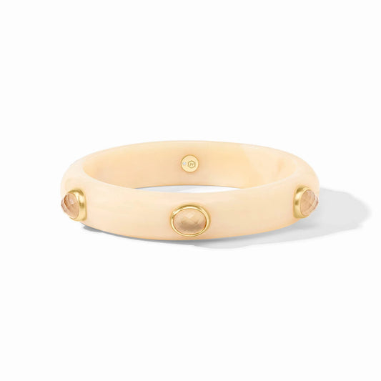 Carnaby Stone Bangle - Ivory