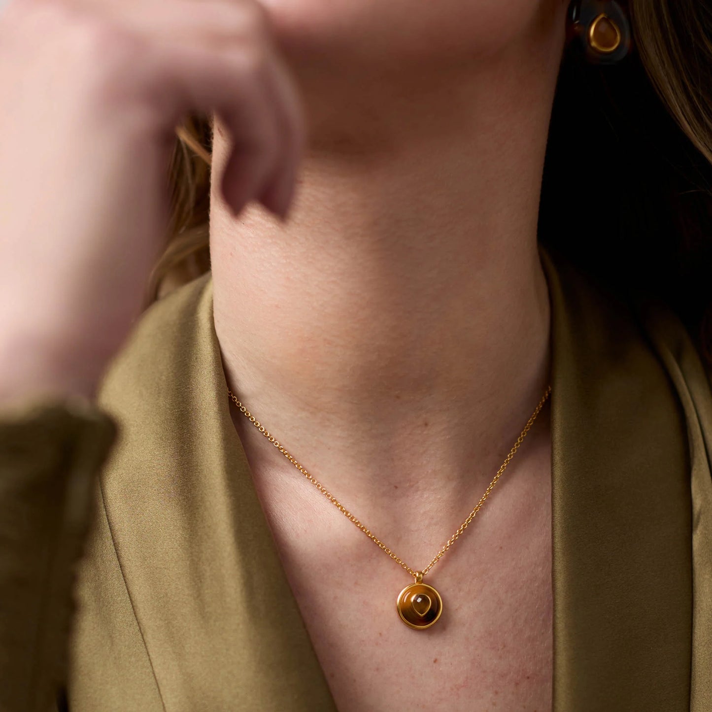 Carnaby Delicate Necklace - Tortoiseshell
