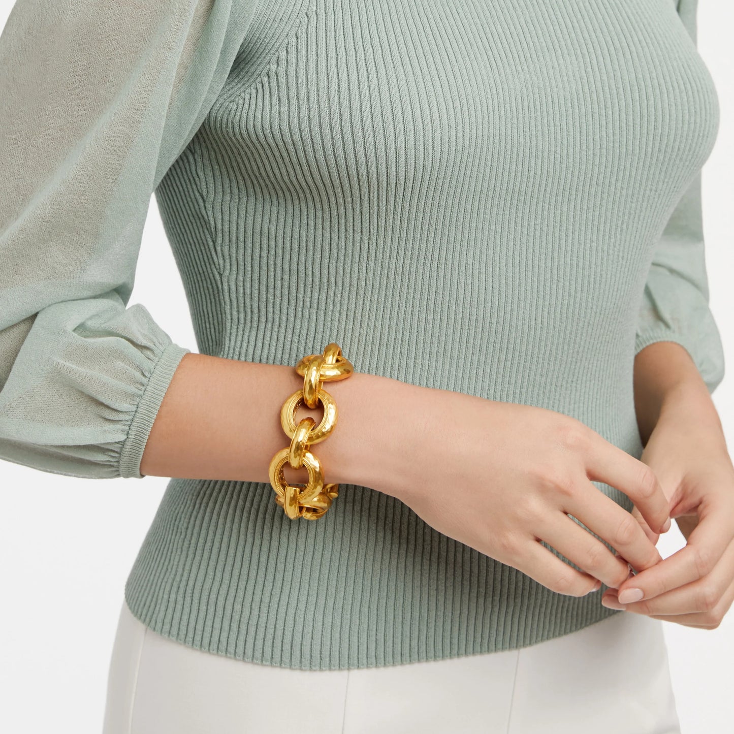 Cannes Link Bracelet - Gold