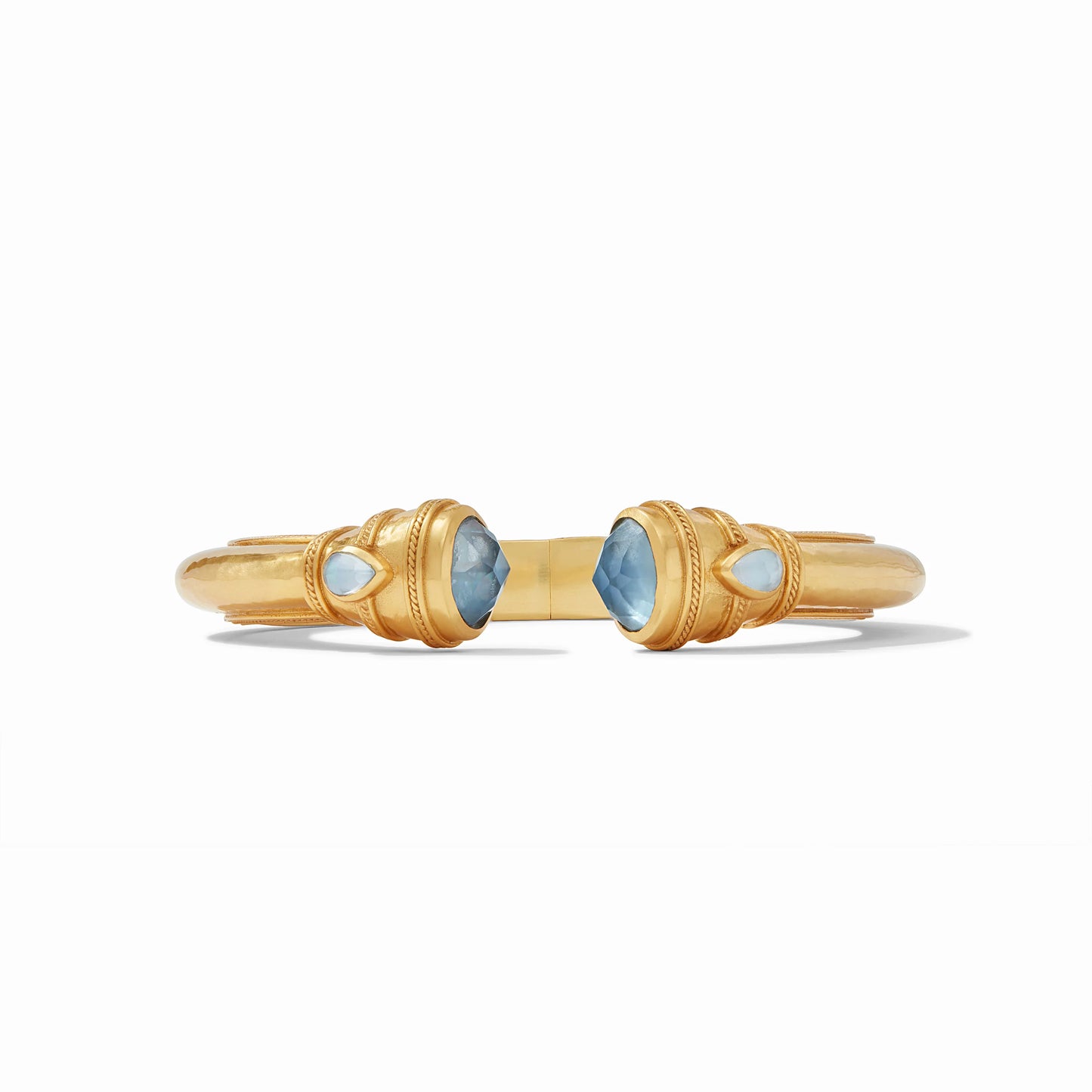 Cannes Demi Cuff - Iridescent Chalcedony Blue
