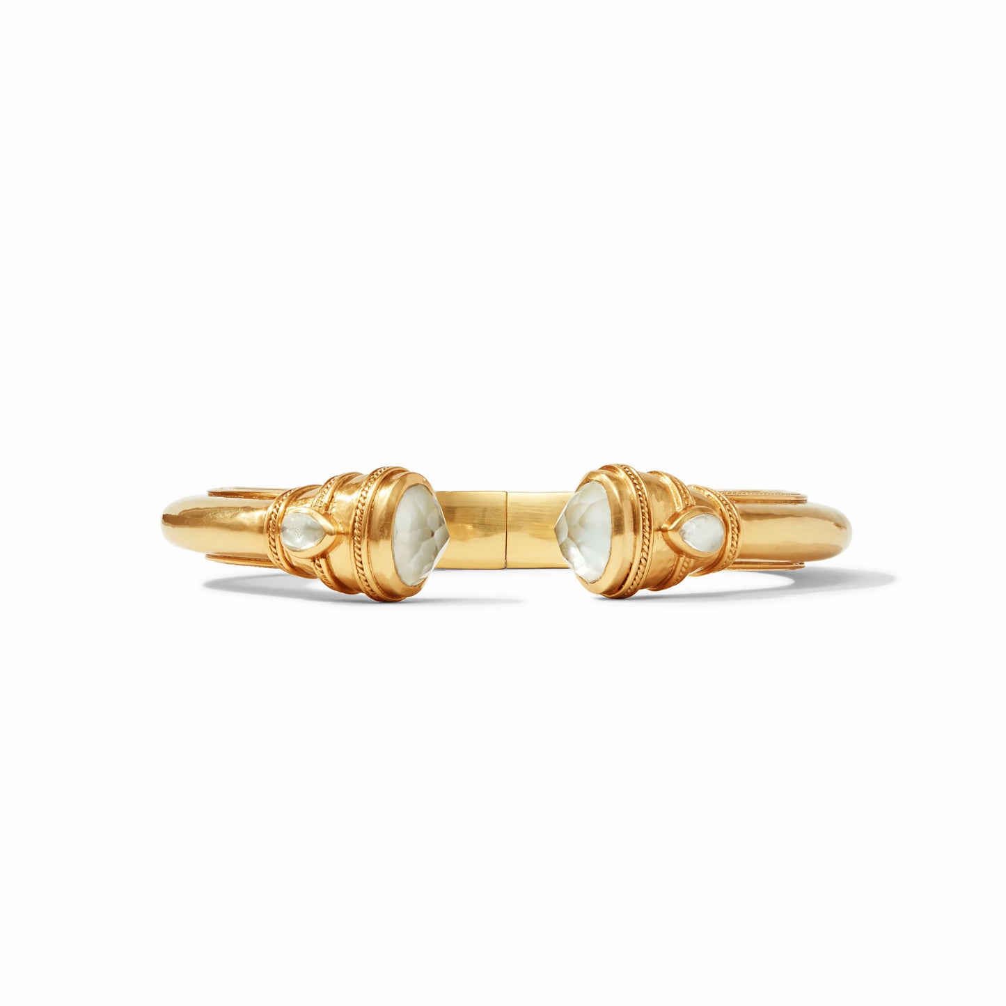Cannes Demi Cuff - Iridescent Clear Crystal