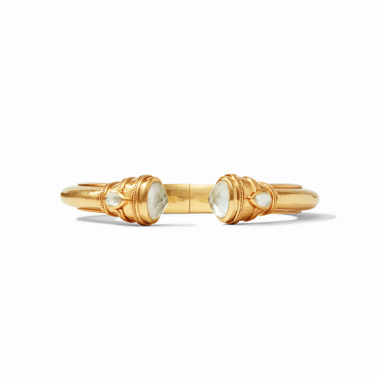 Cannes Demi Cuff - Iridescent Clear Crystal