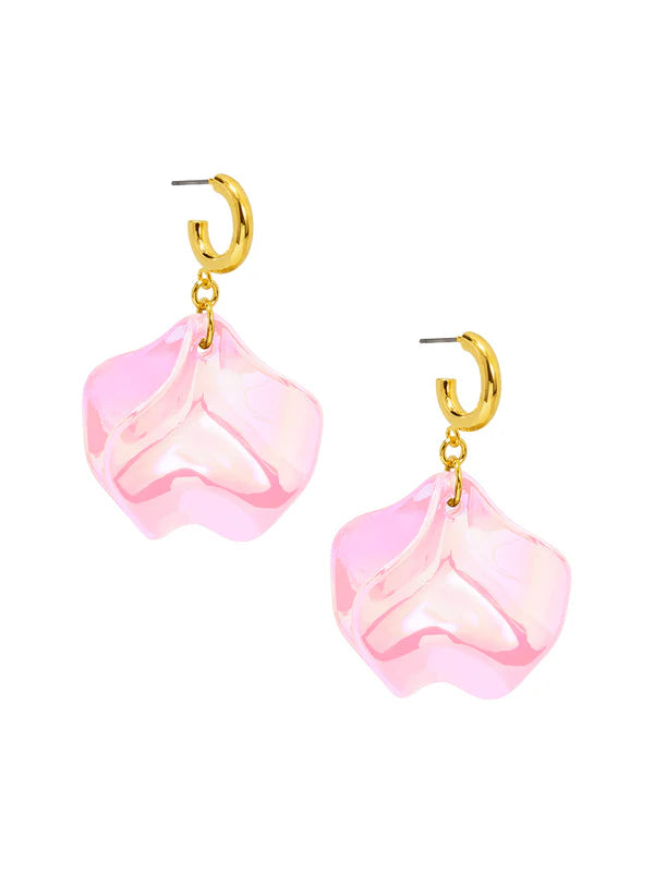 Lola Petal Earrings - Light Pink