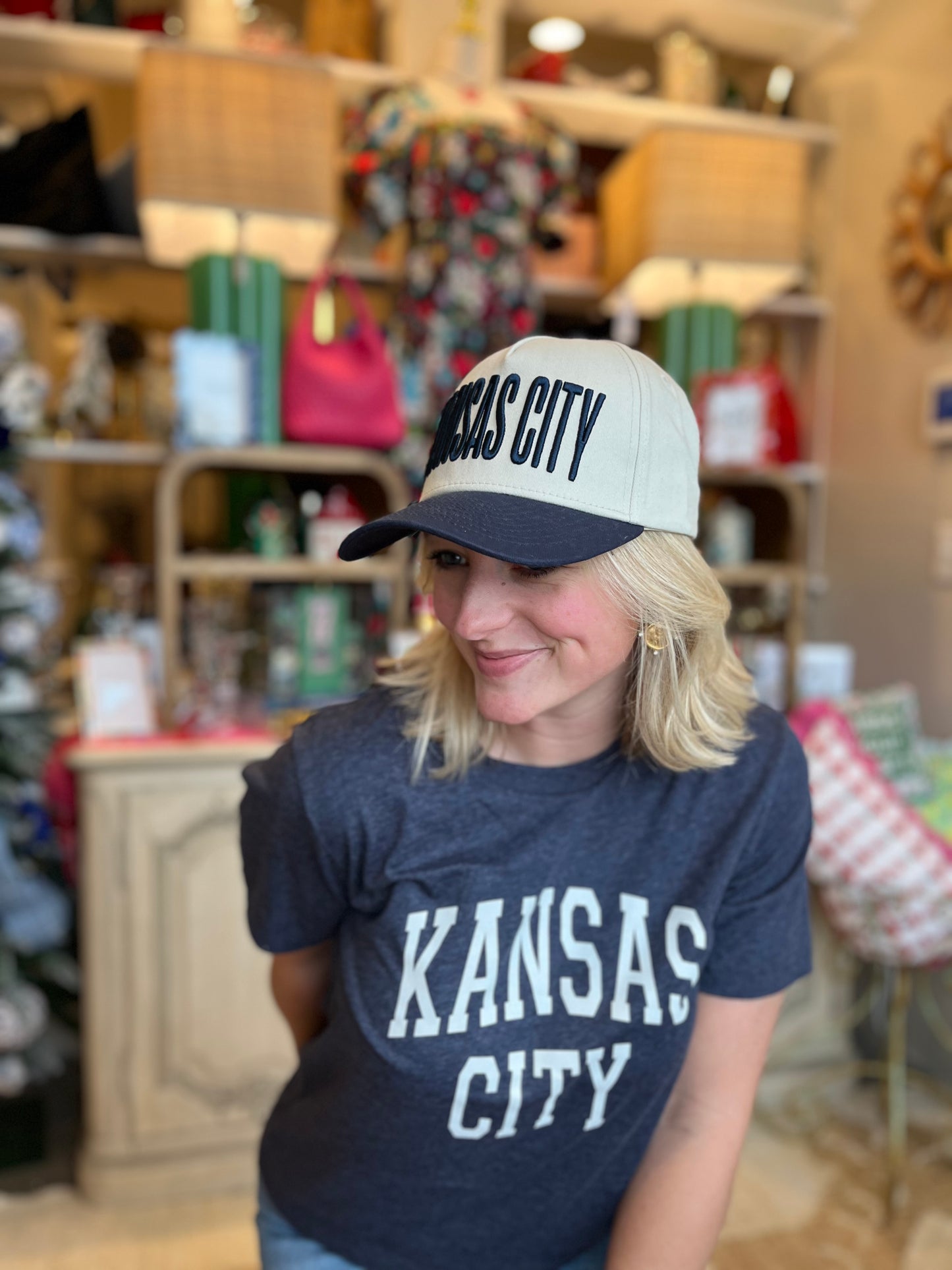 Kansas City Color Block Hat - Blue