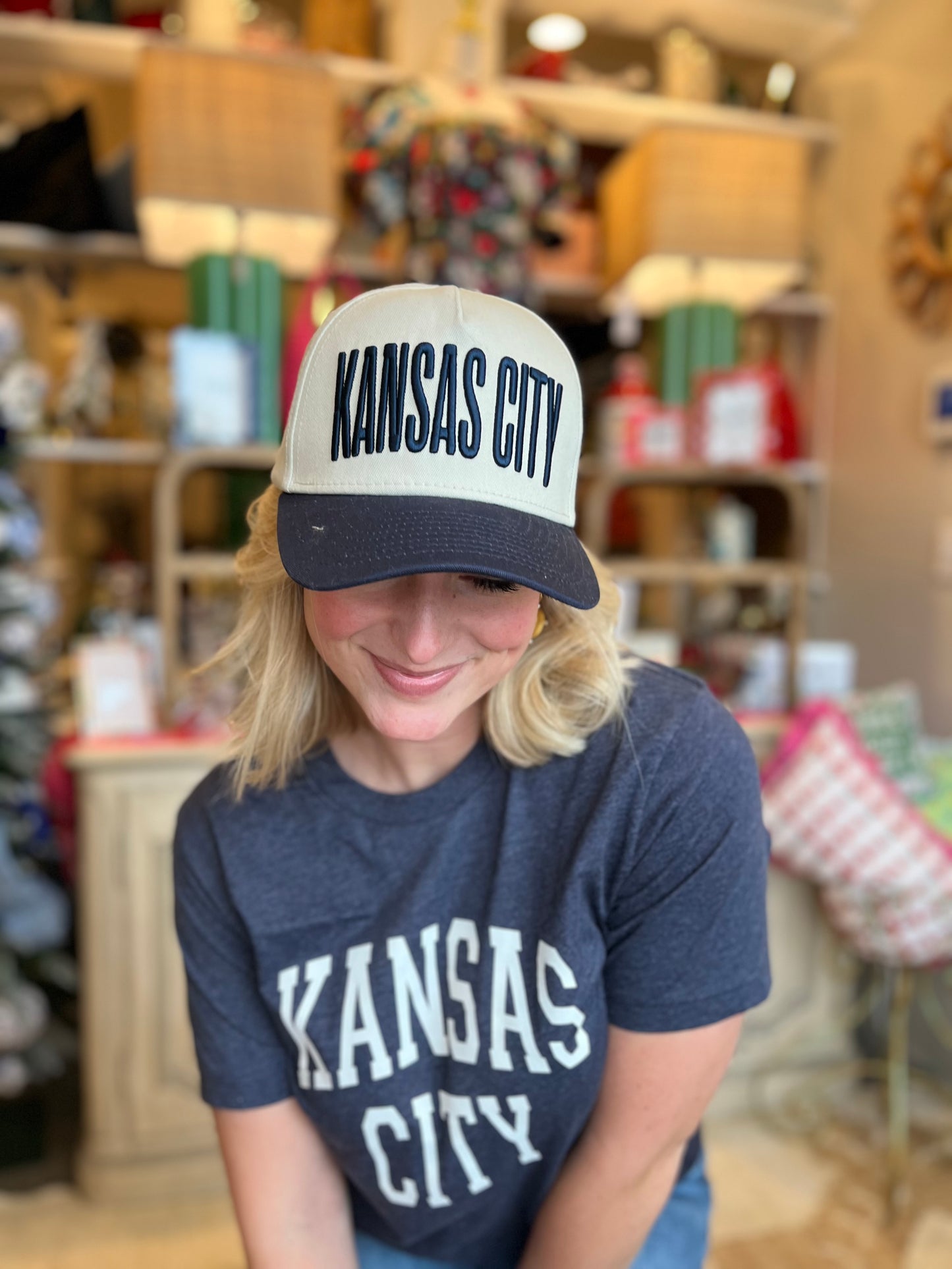 Kansas City Color Block Hat - Blue