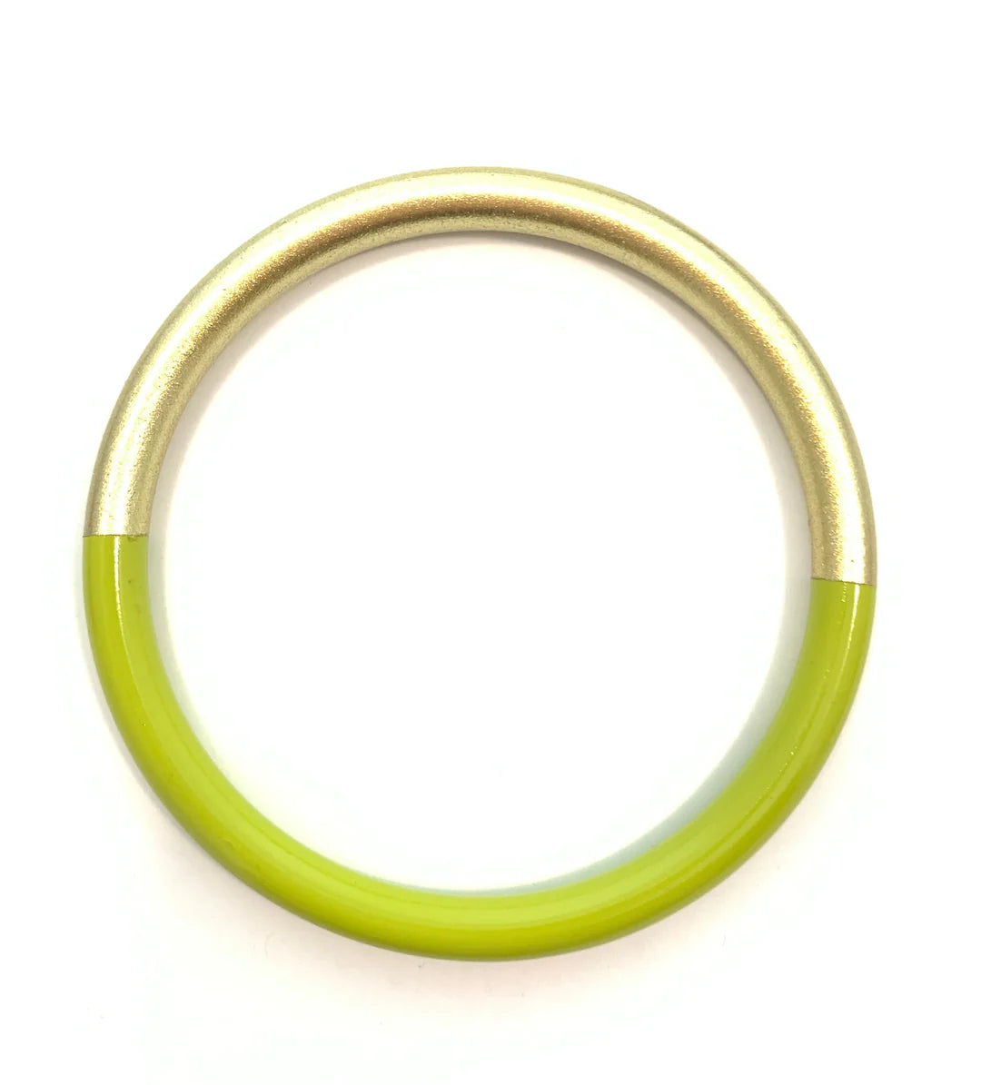 Bone Lime Bangle