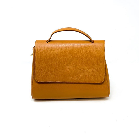 Jackie Camel Leather Bag