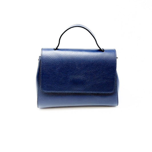 Jackie Navy Leather Bag