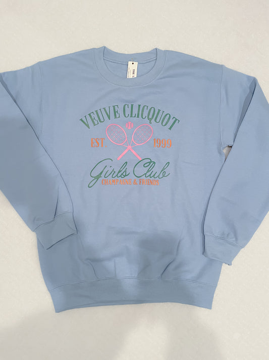 Girls Club Light Blue Sweatshirt